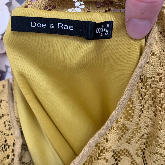 Mustard yellow mini dress - Picture 5 of 5